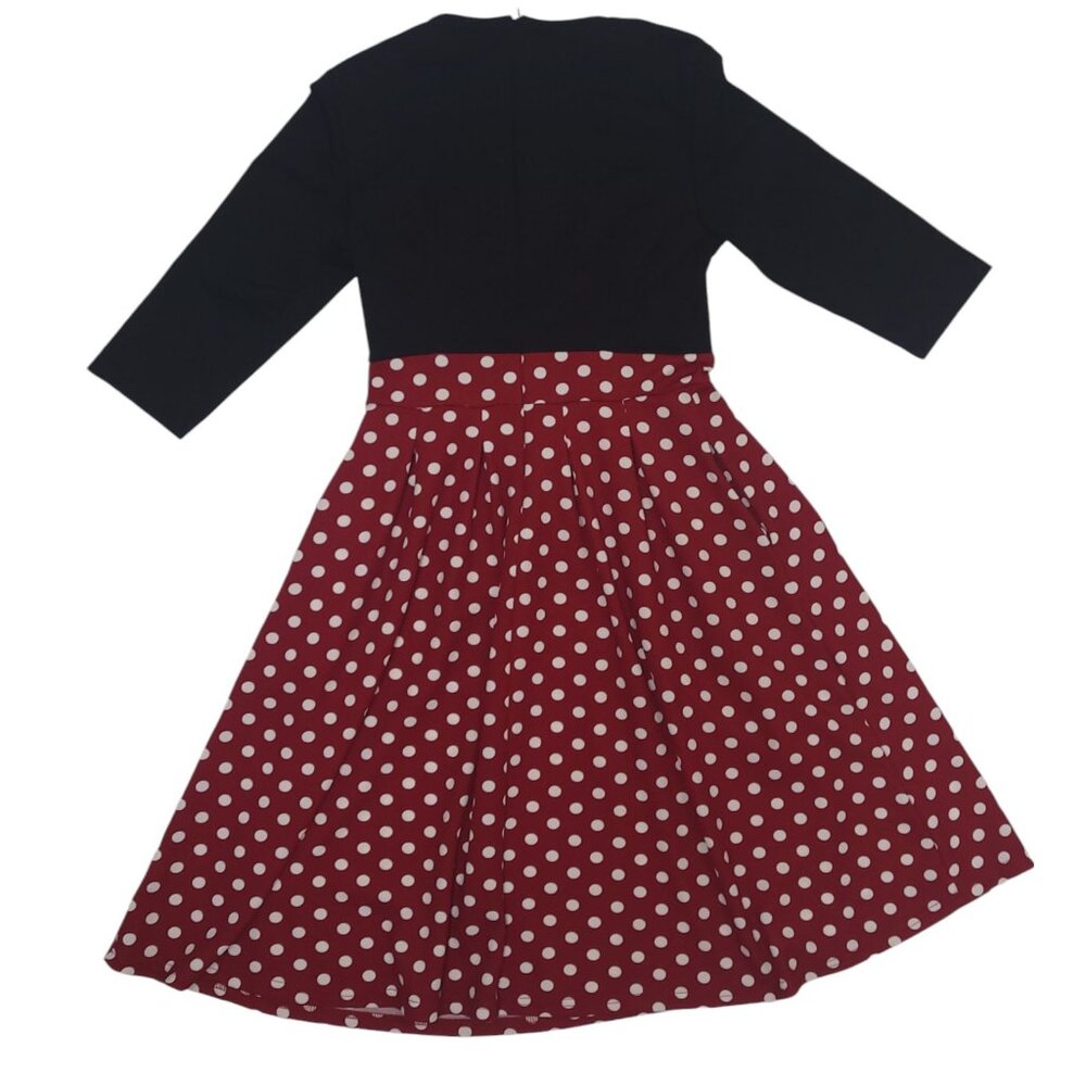 Yathon polka dot dress size medium minnie mouse